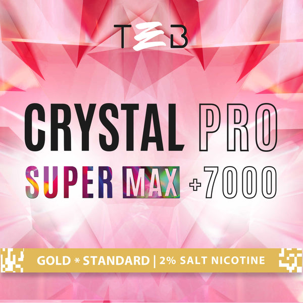 Crystal Pro Super Max +7000 Strawberry & Raspberry Ice