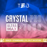 Crystal Pro Ultra Max +7000 Blueberry Raspberry