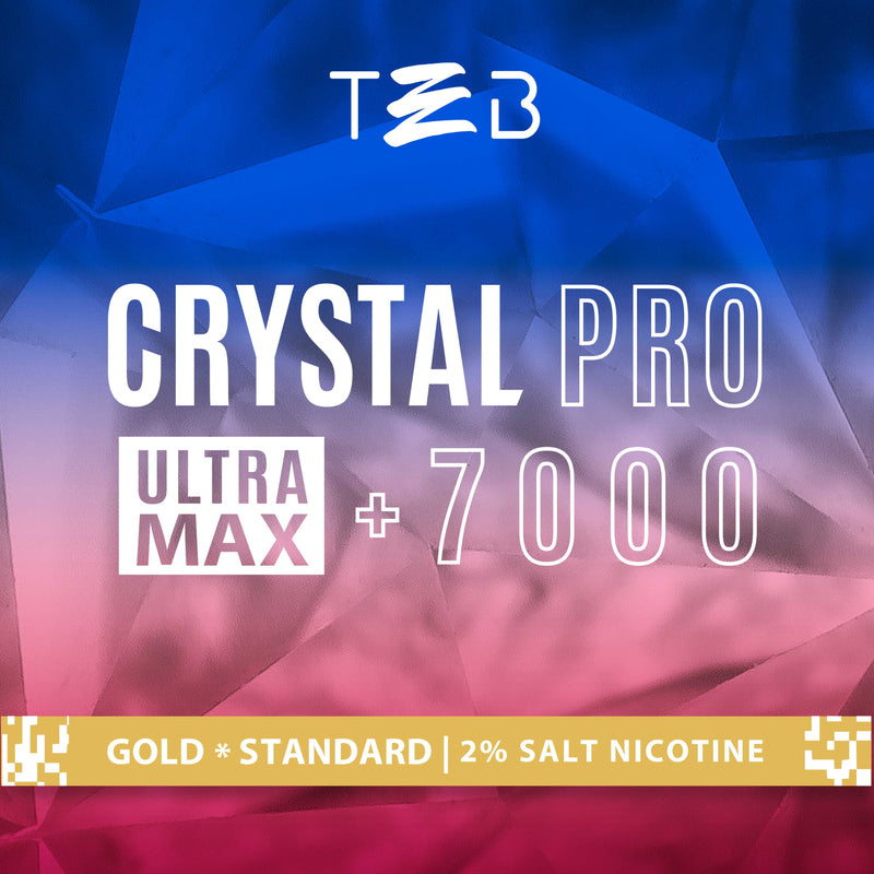 Crystal Pro Ultra Max +7000 Blueberry Raspberry