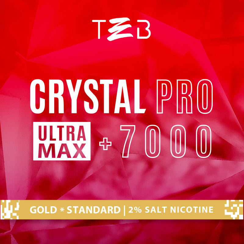 Crystal Pro Ultra Max +7000 Strawberry & Raspberry Ice