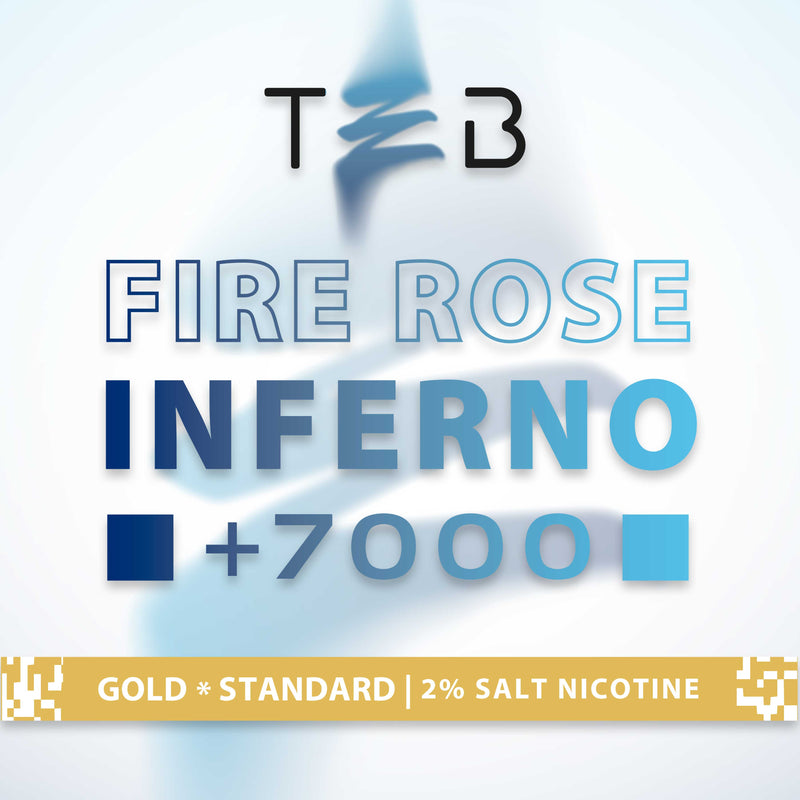 Fire Rose Inferno +7000 Blue Fusion