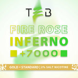 Fire Rose Inferno +7000 Lemon & Lime