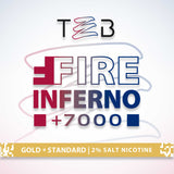 Fire Inferno +7000 Blueberry Raspberry