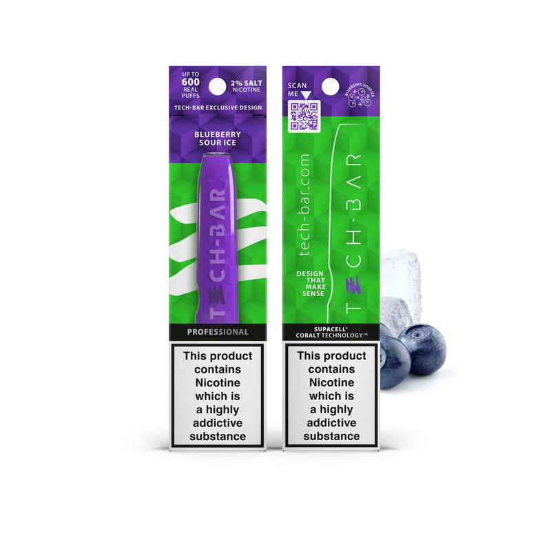 Blueberry Sour Ice Disposable Vape Package